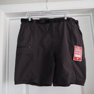 Coleman XL UPF 50 Raven Quick-Dry Outdoor Elastic Waist Utility Cargo Shorts